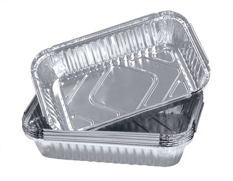 airline coated aluminum foil food packaging container