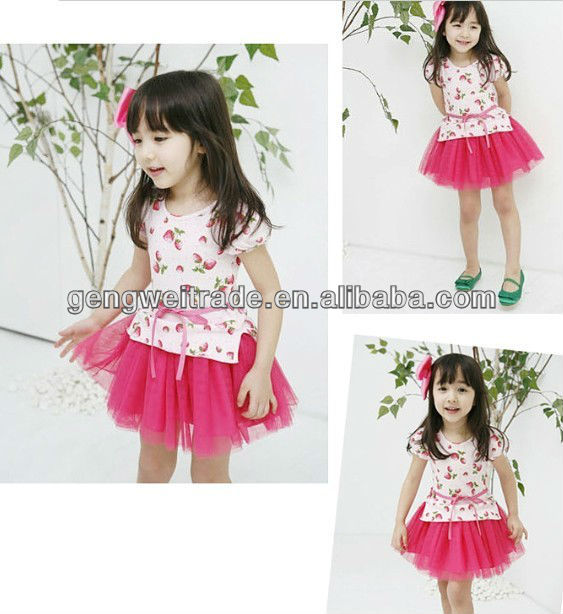 最新のスカートのファッション素敵な赤ちゃんの女の子の子供の女の子のドレス＃lgs-049問屋・仕入れ・卸・卸売り