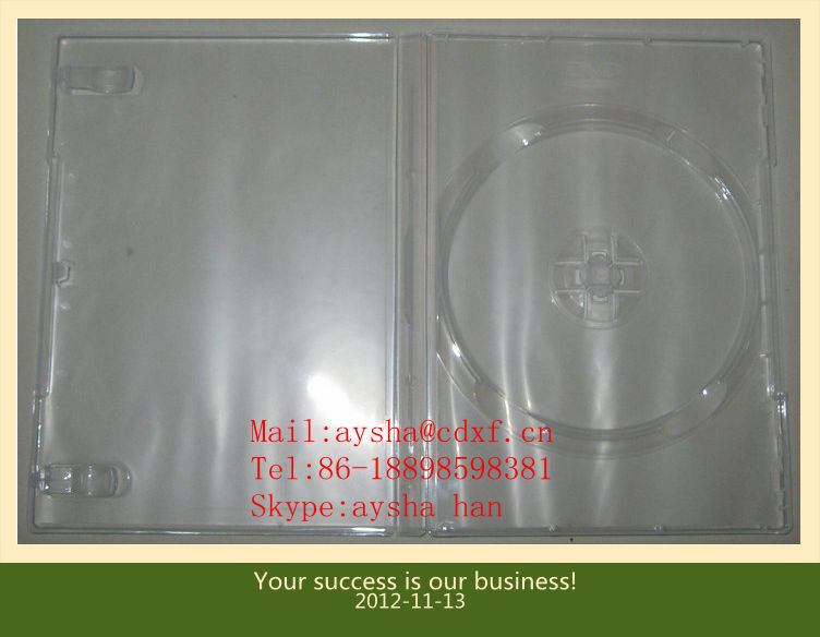 7MM透明な単一DVD CASE/DVD BOX/DVDのカバー仕入れ・メーカー・工場