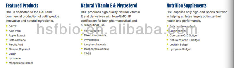 Natural Vitamin E Capsules/Tablets
