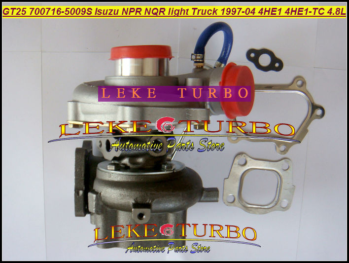 GT25 700716-5009S turbo TURBINE turbocharger for Isuzu NPR70PL NQR light Truck Engine 4HE1 4HE1-TC 4.8L 1997-04 (2)