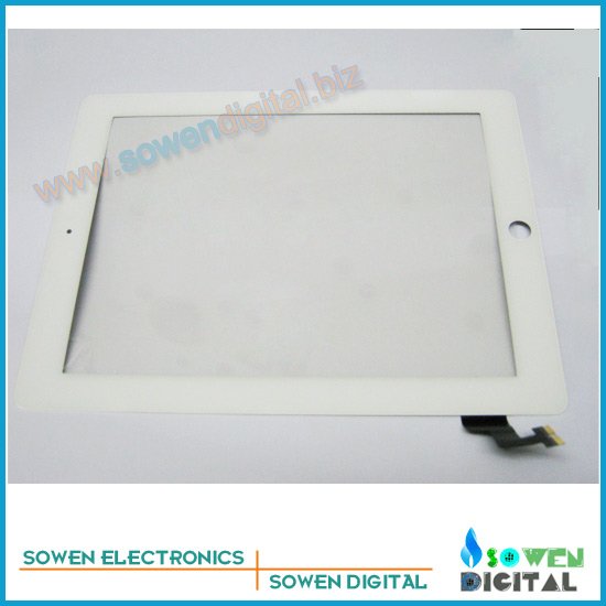 Touch screen for ipad 2 digitizer Touch panel White or Black,OEM digitizer 1set 3M adhesive Free, Free shipping,Best quality
