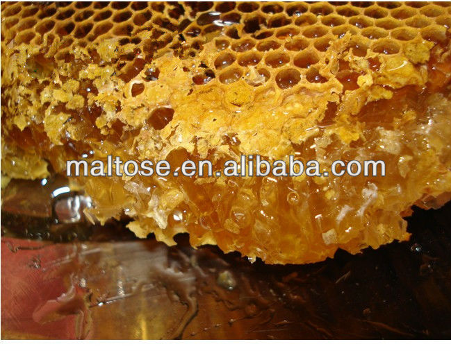 100% pure bee honey with comb for beauty and healthy with KOSHER certificate
