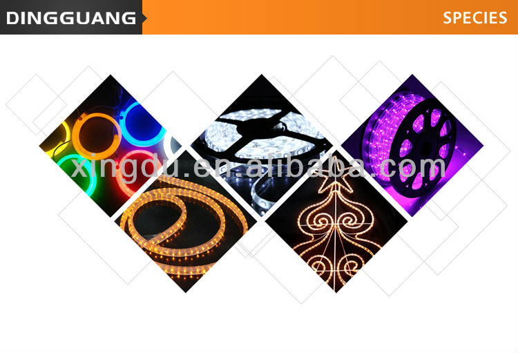 2014 Newest Safest flexible led rope strip,Round 2 Wire