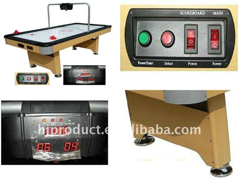 Jogos em casa Eléctrico de mesa MDF forte Air Hockey Tabela