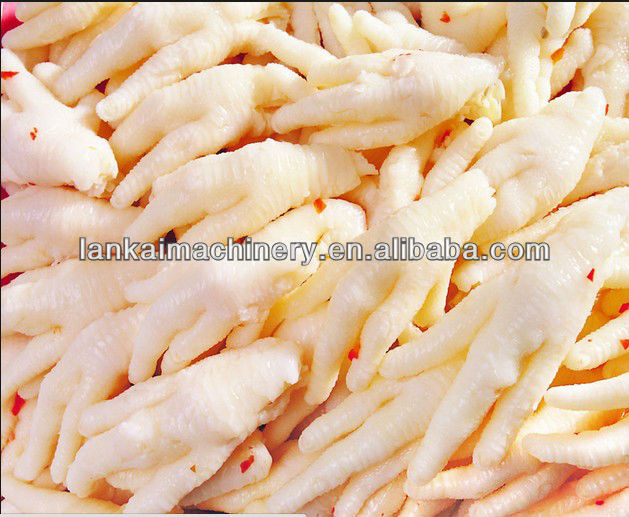 automatic big type chicken feet skin peeling machine/ chicken feet peeling machine/chicken claw peeling machine
