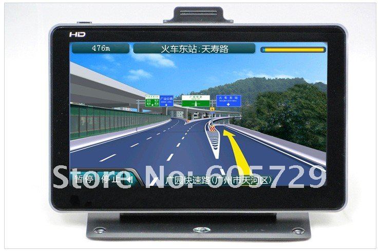 av in gps navigator with 7 inch 4GB 128DDR HD ARM11, 500MHZ