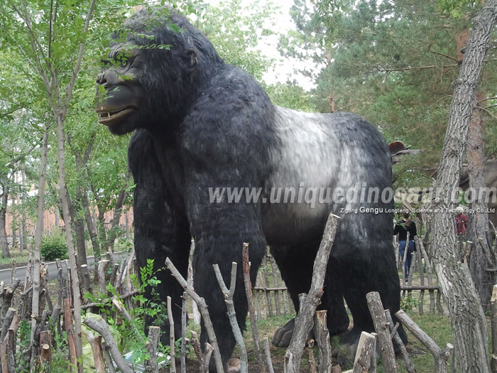 Outdoor Animated Animal Chimpanzee Large Animal Statue.jpg