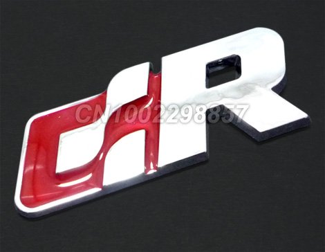 10 Pcs Volkswagen Racing R Line Chrome Badge Emblem Decal Sticker