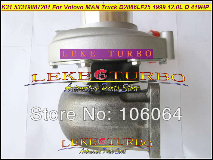 K31 53319887201 51.09100-7516 Volovo MAN truck D2866LF25 1999 12.0L D 419HP Turbine turbocharger (5)