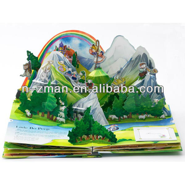 紙ボード3dブック、 ポップ- アップ子供のための本、 3dポップアップブック問屋・仕入れ・卸・卸売り