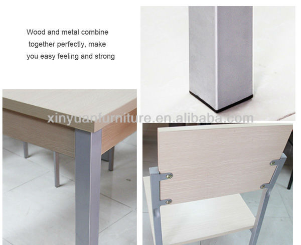 佛山工場直接販売の木製のダイニングテーブルセット/メラミンダイニングテーブルセット仕入れ・メーカー・工場