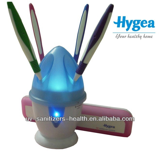 熱い販売の家族2013紫外線歯ブラシ消毒剤hh10sgsによってテストされ4を保持歯ブラシ99.9％細菌emilateduv殺菌装置 問屋・仕入れ・卸・卸売り
