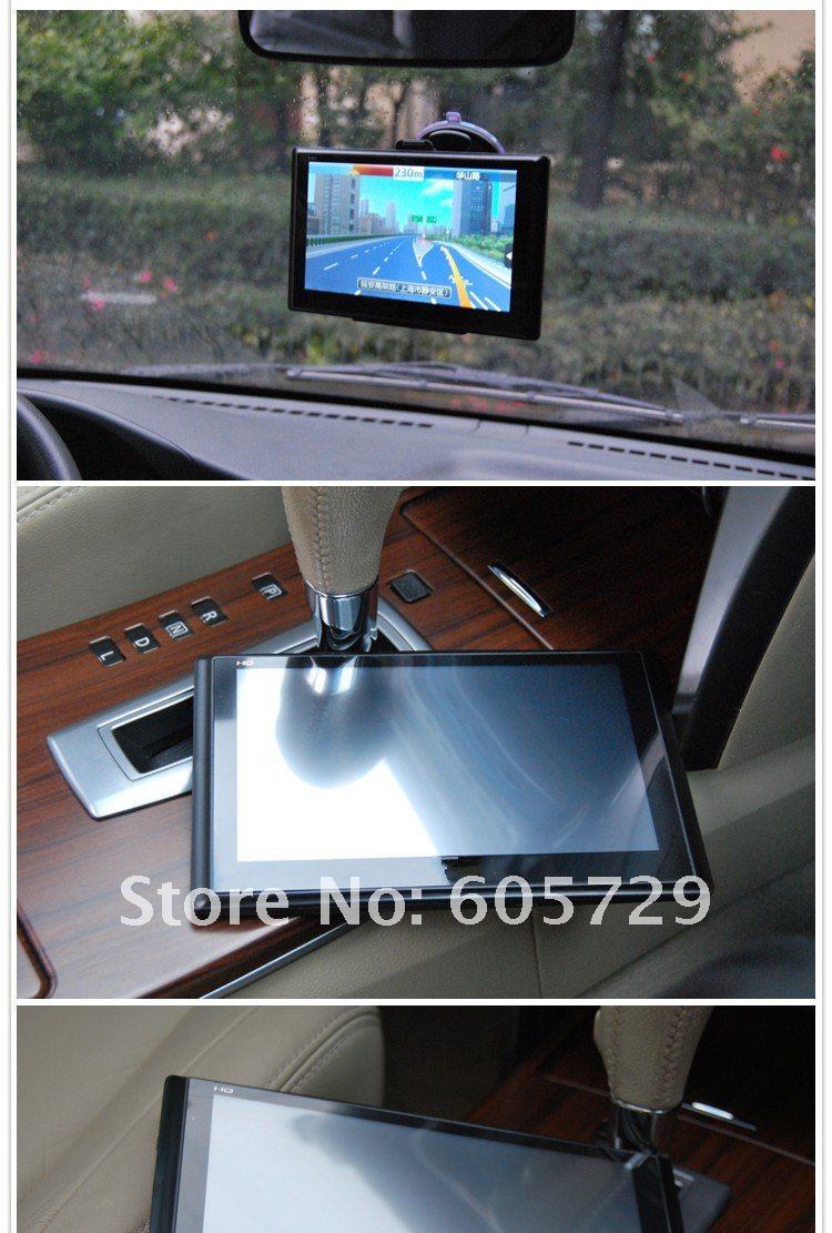 av in gps navigator with 7 inch 4GB 128DDR HD ARM11, 500MHZ