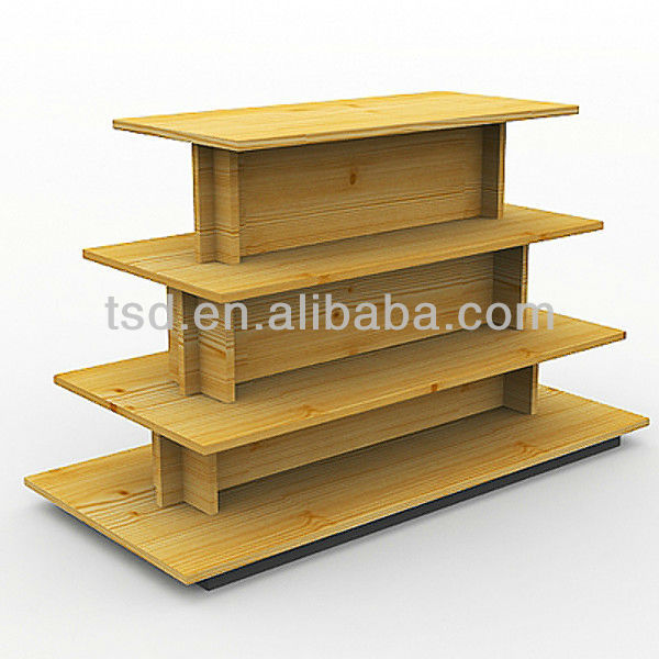 Tsd-w1009 Custom Garment Cloth Retail Display Rack/wooden ...