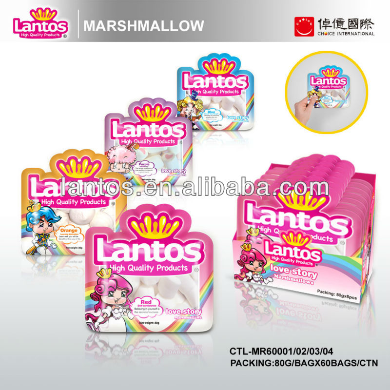 LANTOS 80G ROUND BEST HALAL MARSHMALLOW