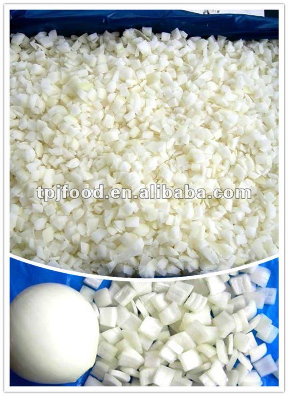 IQF onion dices with FDA BRC,HALAL,KOSHER,HACCP,ISO9001,ISO22000