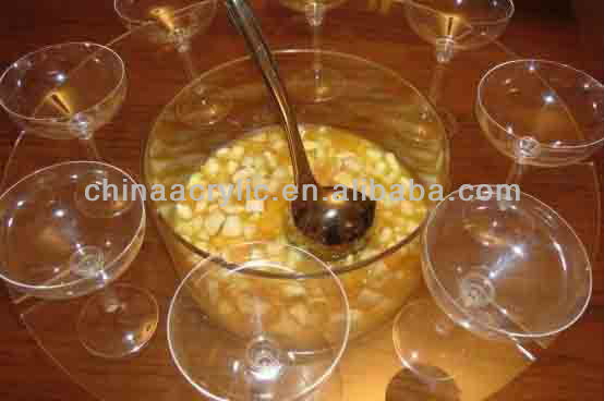 acrylic display stand for champagne and nuts