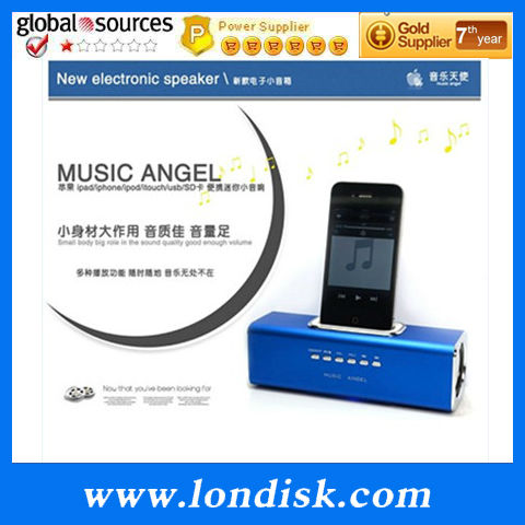 Iphone4のための4s/マイクロsd/udisk/ipod/ipadワイヤレスホームオーディオ音楽の天使スピーカー問屋・仕入れ・卸・卸売り