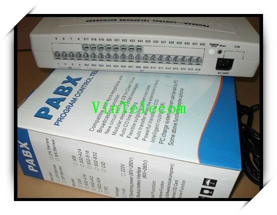 中国工場pbxvintelecomcp832pabx8ラインを備えた32exts電話・電話システム問屋・仕入れ・卸・卸売り