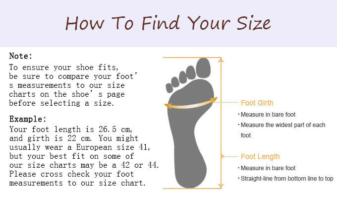 red bottom shoes size chart