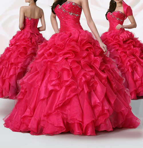 Vestidos de 15 discount años color rosa neon