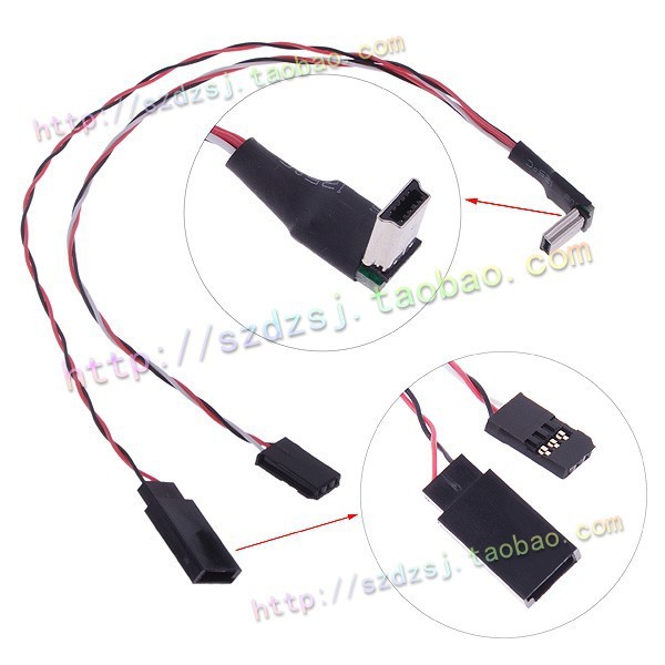 FPV usb мини-gopro 3 видео реального времени выхода gopro av кабель FPV usb мини-gopro 3 видео реального времени выхода gopro av кабель