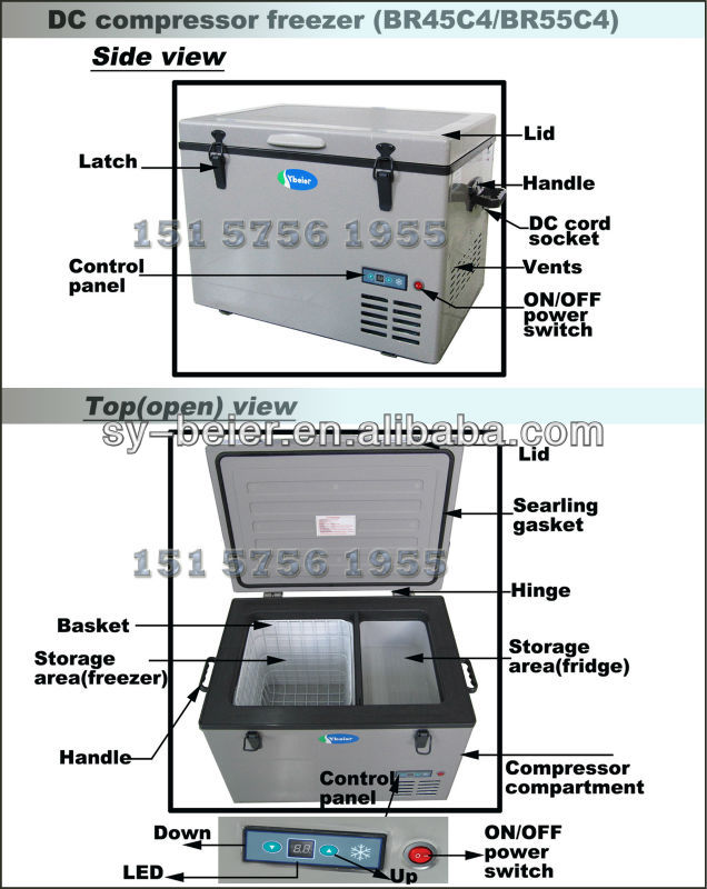 ミニ冷蔵庫の冷凍冷蔵庫( 20l、 30l、 45l、 55l、 60l、 70リットル、 80リットル)問屋・仕入れ・卸・卸売り