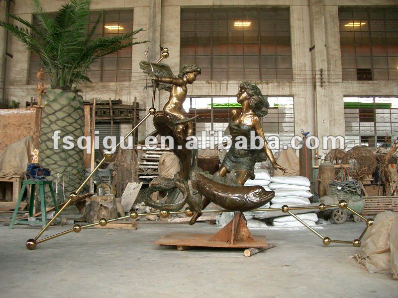 高品質佛山ブロンズ彫刻大3dブロンズ像彫刻仕入れ・メーカー・工場
