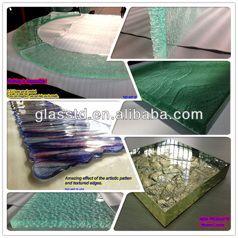フリースタンディング溶融ガラスのモダンなバーカウンター販売のための仕入れ・メーカー・工場