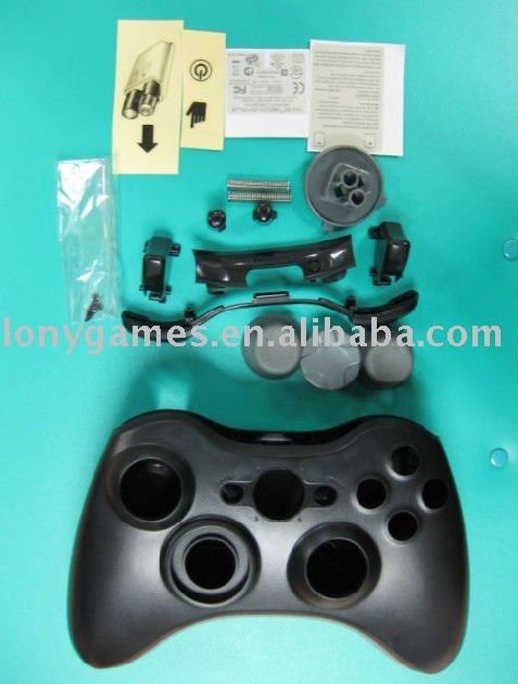 xbox logo black and white. Package: 1piece White Wireless controller for Xbox 360 Slim