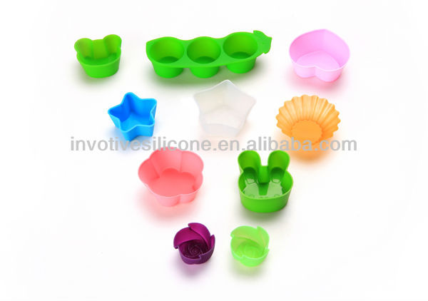 2013 New Design Different Shape Silicone Cake Decoration