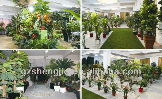 China leaf making artificial palm tree leave water&fire proof leaf sythetic
