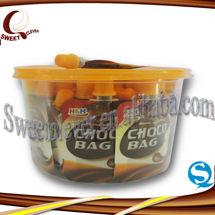 colorful packing pure chocolate jam bag