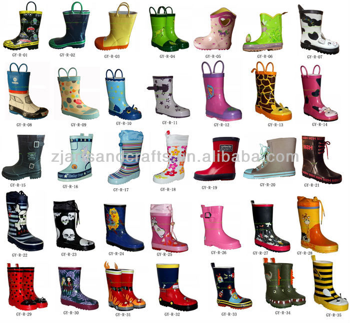 ストライプ防水2014年ファッションwelliesラバーレインブーツ女性のための問屋・仕入れ・卸・卸売り