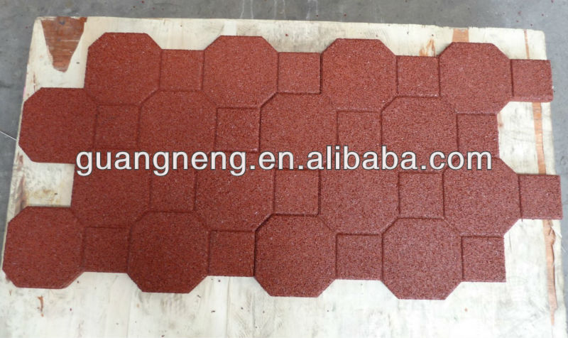 正方形のゴムペーバー・八角形横道/タイル問屋・仕入れ・卸・卸売り