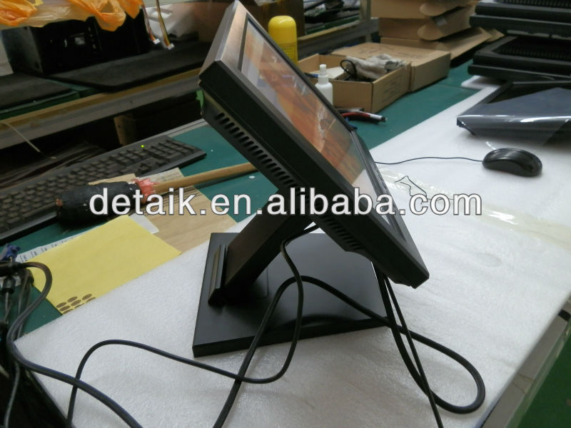 新しい12monitorposインチのタッチスクリーン液晶モニターのタッチスクリーンvgadvi5線問屋・仕入れ・卸・卸売り