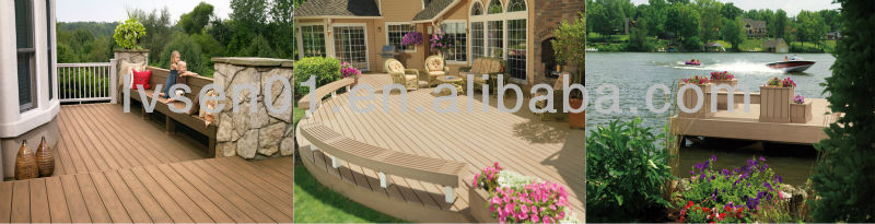Water proof wpc composite floor swimming pool decking