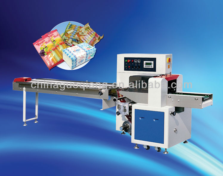 High speed low noise chocolate/egg rolls packaging machine