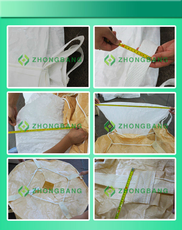 バルク袋| |袋0.5-3T3:1/5:1/6:1/8:1 ISO 9001のPP不織布の大きな袋をバッフルPPジャンボバッグ|フレコンバッグ問屋・仕入れ・卸・卸売り