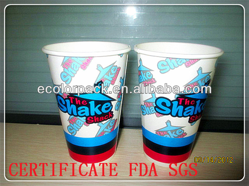 Custom High quality ISO9001:2008 FDA disposable paper cup