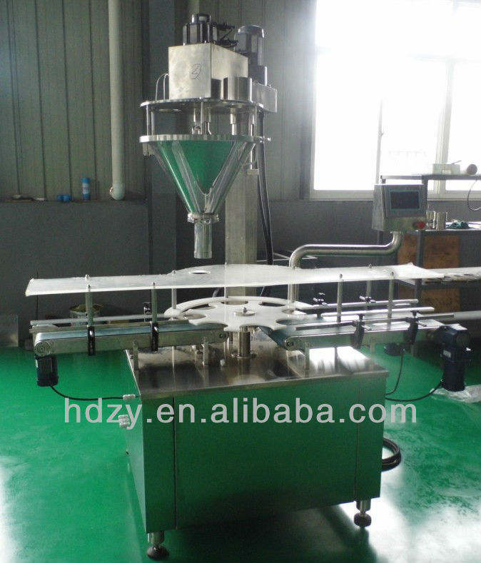 Full-Automatic Rotary cocoa powder filling machine/ Filling and packing machine/ Auger powder filler machine