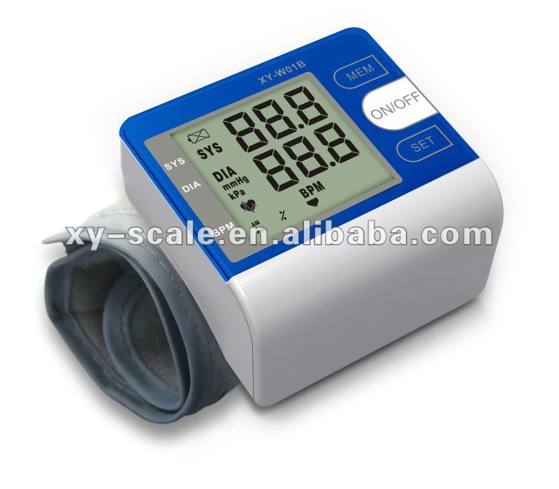 手首式血圧計熱い販売アイテム大型のlcdディスプレイ付き仕入れ・メーカー・工場