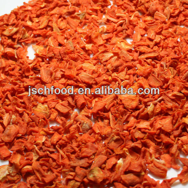 dehydrate carrot 10x10x3 Grate A 3%/7%sugar or as required
