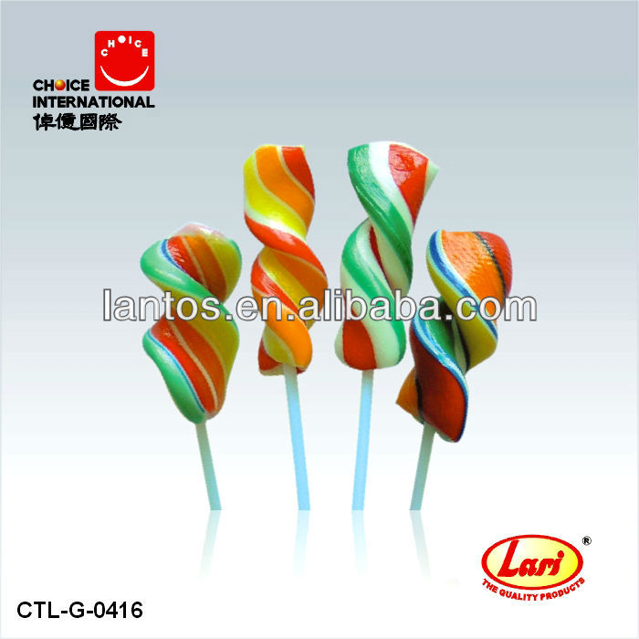 LARI BRAND 15g rabit shape swirl lollipop