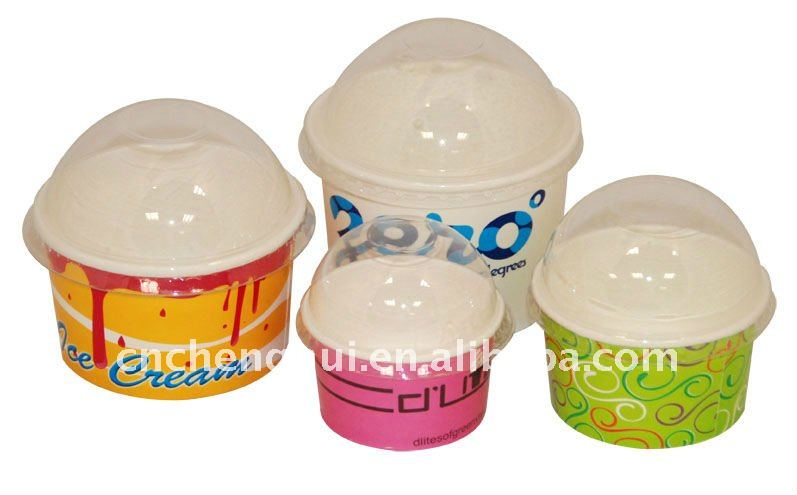 12oz PE coated Custom Frozen Yogurt Cup