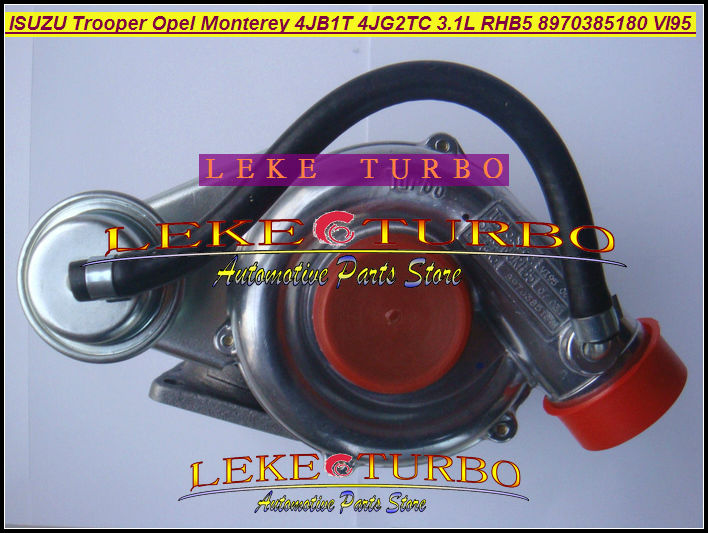 RHB5 8970385180 8970385181 VI95 turbo turbine turbocharger for Isuzu Trooper Opel Monterey 4JB1T 4JG2TC 3.1L 113HP (3)