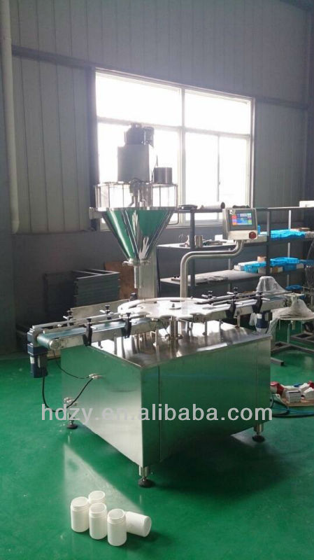 Full-Automatic Rotary cocoa powder filling machine/ Filling and packing machine/ Auger powder filler machine