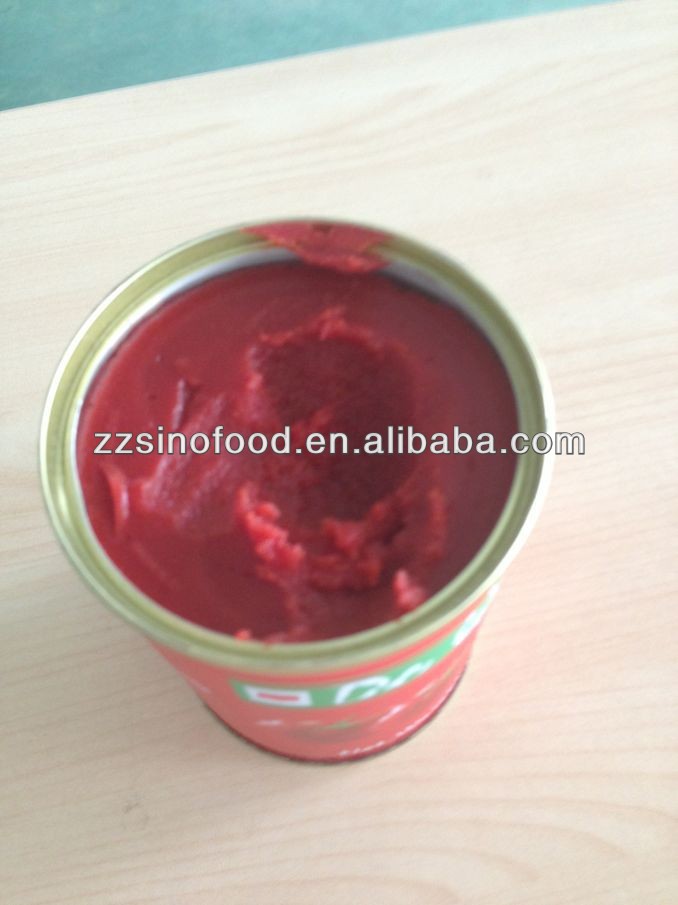 Bulk Canned tomato paste brix:28%-30% purity 60%