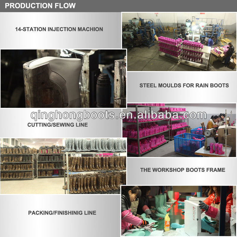 バックレースアップ2014年rainbootpvcレインブーツファッションの女の子のための問屋・仕入れ・卸・卸売り